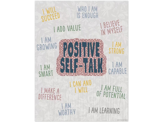 Classroom Cottage Positive Self-Talk Poster - US 1909