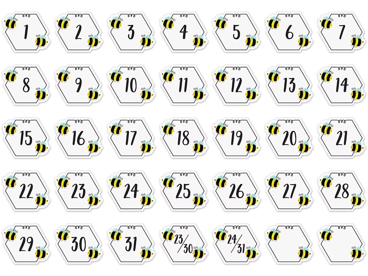 Busy Bees Calendar Mini Accents - US 1883