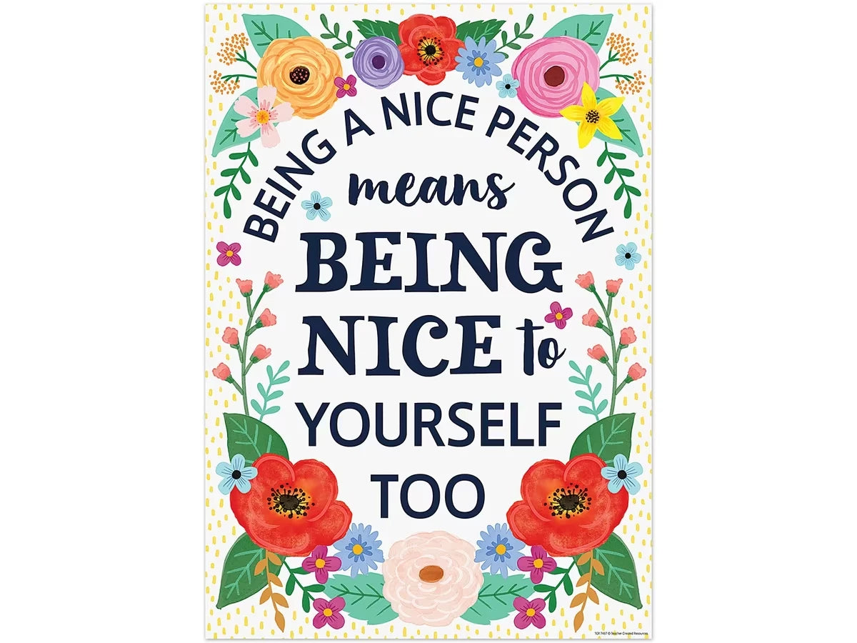 Wildflowers Being a Nice Person Poster - US 4392