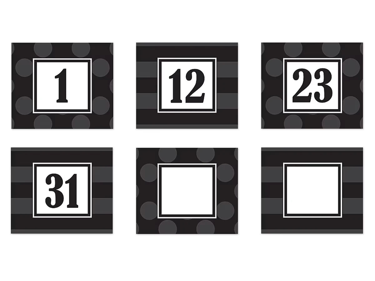 Sassy Double-Sided Calendar Mini Accents - US 3699