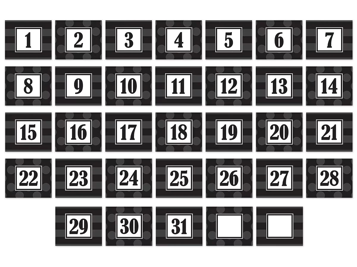 Sassy Double-Sided Calendar Mini Accents - US 3699