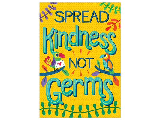 One World Spread Kindness Not Germs Poster - US 1586