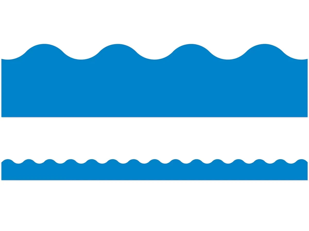 Blue Scalloped Border - US 3399