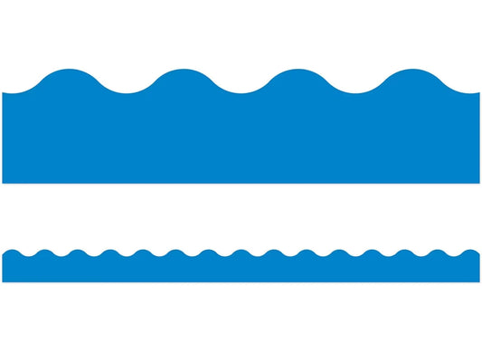 Blue Scalloped Border - US 3399