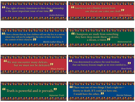 Famous African American Quotes Bulletin Board Set - US 2764
