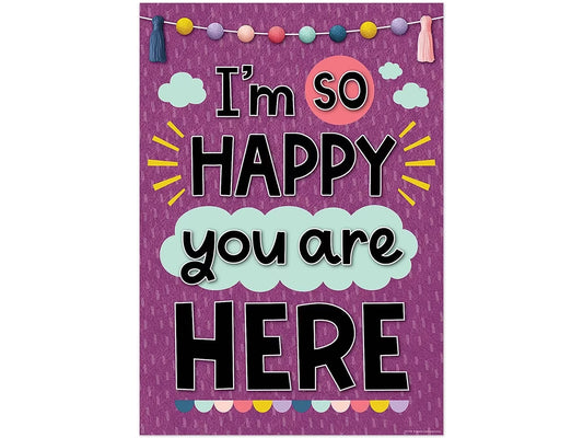 Oh Happy Day! I’m So Happy You Are Here Poster - US 2194