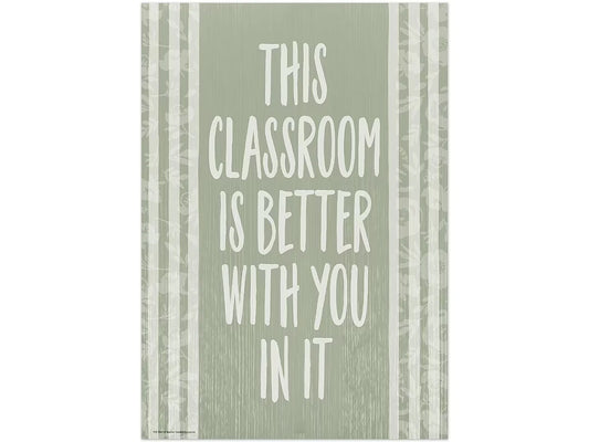 Classroom Cottage Better with You Poster - US 5789