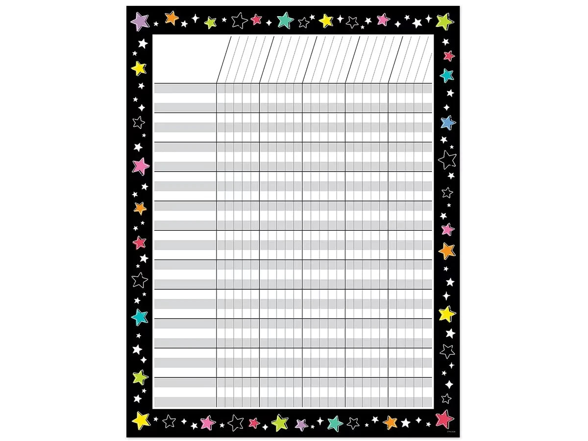Star Bright Incentive Chart - US 1282