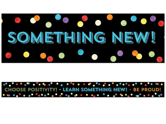 Celebrate Learning Think Positive Border - US 6484