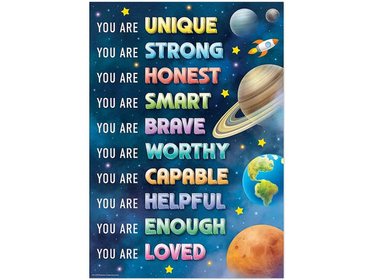 Outer Space Crew You Are Unique Poster - US 2775
