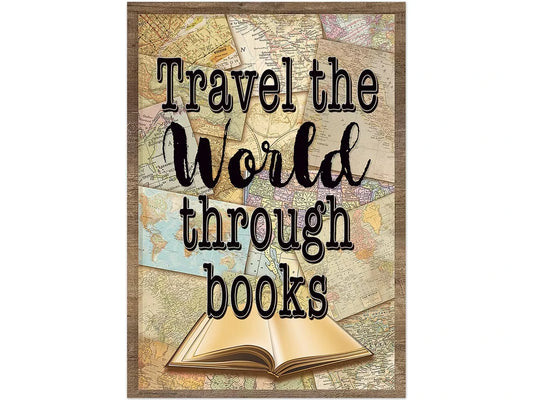 Travel the Map! Books Poster - US 2585