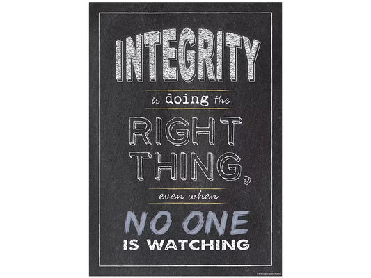 Chalk It Up! Integrity Poster - US 1336