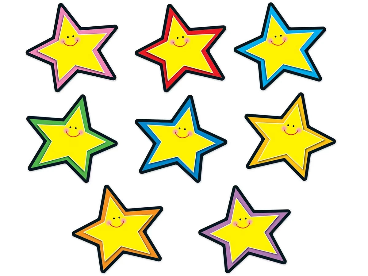 Happy Stars Yellow Accents - US 9255