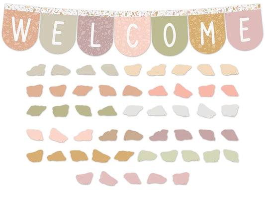 Terrazzo Tones Welcome Bulletin Board Set - US 8860