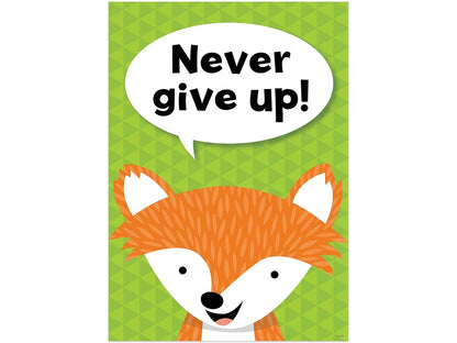 Woodland Friends Never Give Up Poster - US 1129