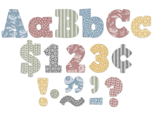 Classroom Cottage 4" Punch-Out Letters - US 5185