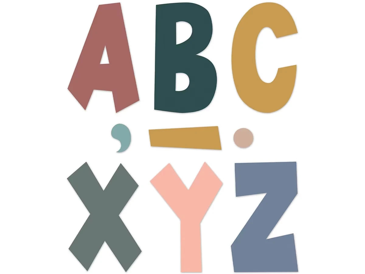 Wonderfully Wild 7" Punch-Out Letters - US 9240