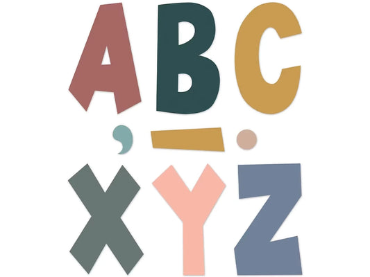 Wonderfully Wild 7" Punch-Out Letters - US 9240