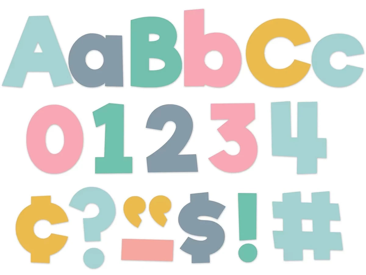 Boho 4" Punch-Out Letters - US 4064