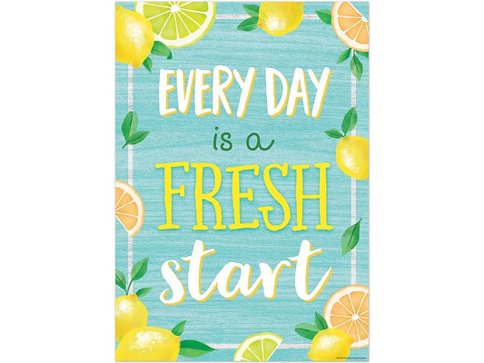 Lemon Zest Every Day Is a Fresh Start Poster - US 8834