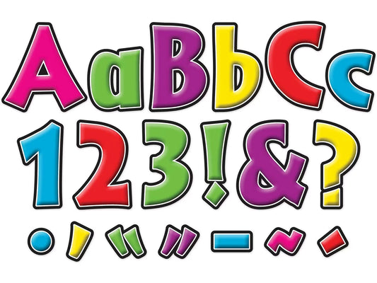 Neon 4" Punch-Out Letters - US 3990