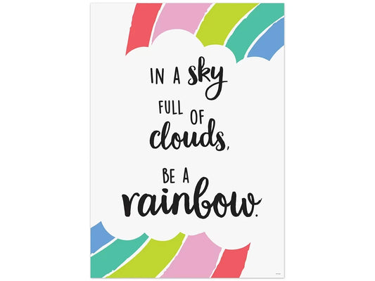 Rainbow Doodles Be a Rainbow Poster - US 9793
