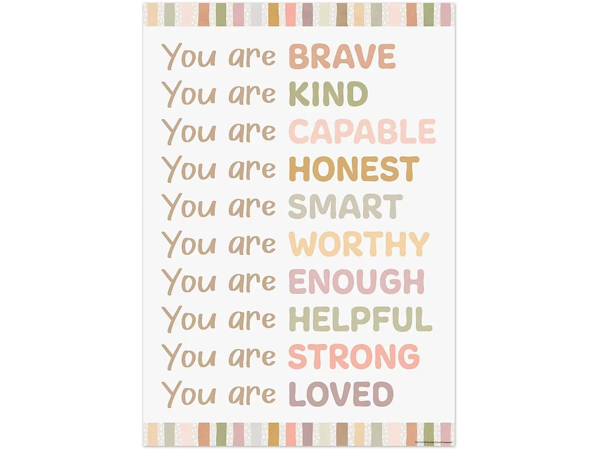Terrazzo Tones You Are Poster - US 6033
