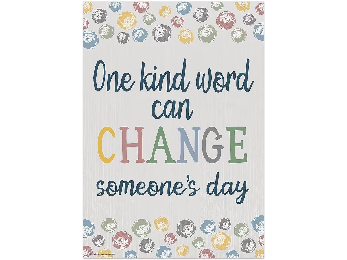 Classroom Cottage One Kind Word Poster - US 2363
