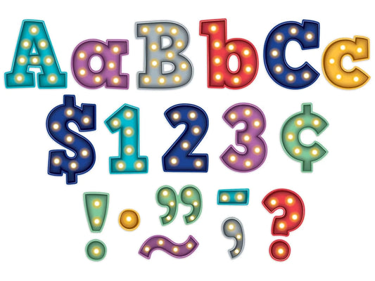 Marquee 4" Punch-Out Letters - US 4667