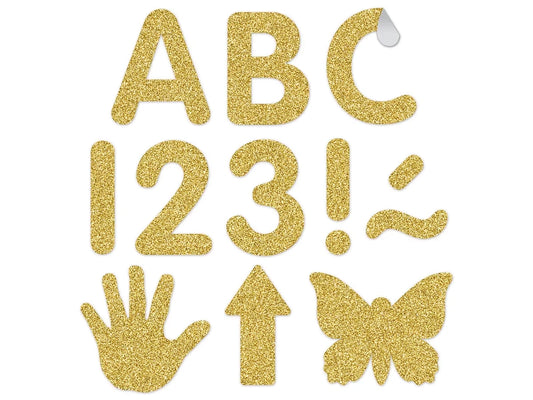 Gold Classic 2" Punch-Out Letters - US 9844