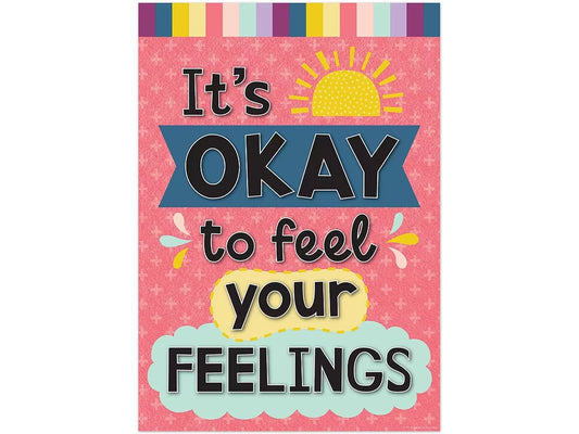Oh Happy Day! It’s Okay to Feel Your Feelings Poster - US 7261