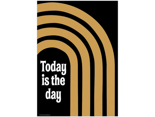 Wonderfully Wild Today Is the Day Poster - US 9387