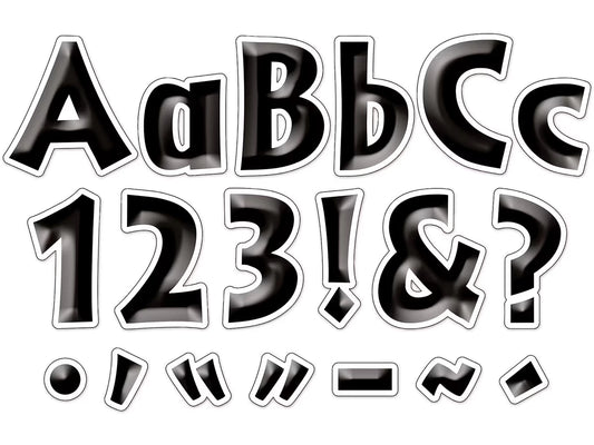 Black Tie Affair 4" Punch-Out Letters - US 3826