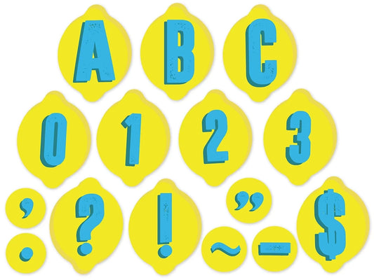Always Try Your Zest 4" Punch-Out Letters - US 5534