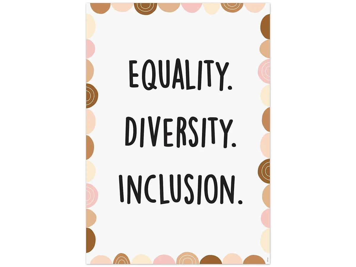 Equality, Diversity, Inclusion Poster - US 9715