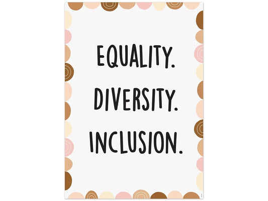 Equality, Diversity, Inclusion Poster - US 9715