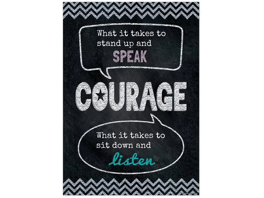 Chalk It Up! Courage Poster - US 5424