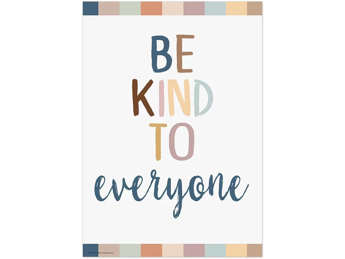 Everyone Is Welcome Be Kind Poster - US 8523