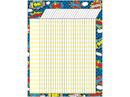 Superhero Incentive Chart - US 3987