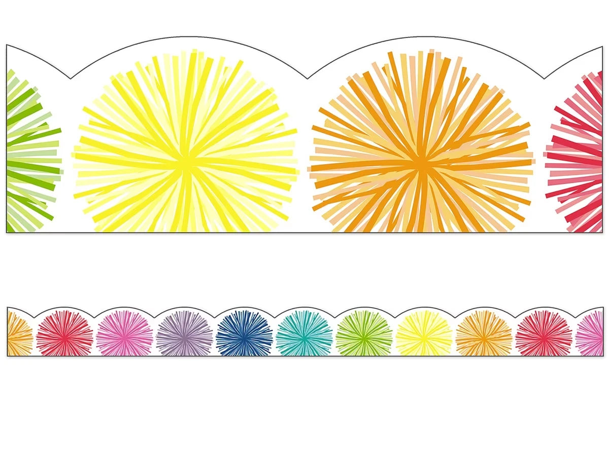 Hello Sunshine Pom-Pom Scalloped Border - US 5154