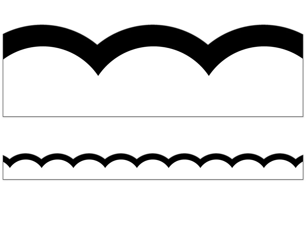 Simply Stylish Scalloped Border - US 6605