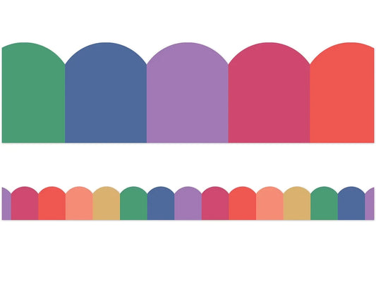 Farmers Market Rainbow Scalloped Border - US 4484