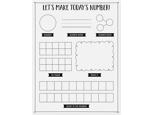Let’s Make Today’s Number! Poster - US 1116