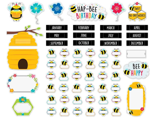 Busy Bees Birthday Bulletin Board Set - US 3845