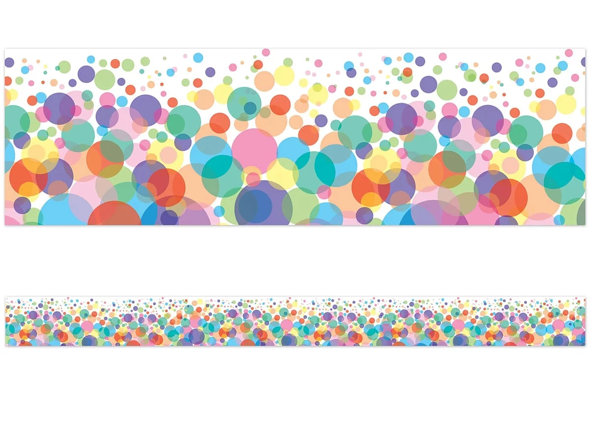 Colorful Bubble Border - US 8554