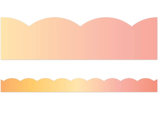 Simply Safari Sunset Scalloped Border - US 2524