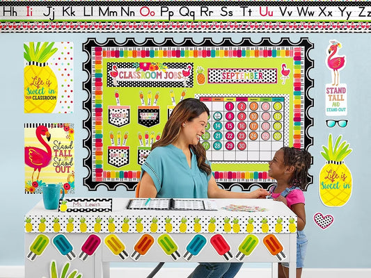 Simply Stylish Tropical Life Is Sweet in Our Classroom Poster - US 6518