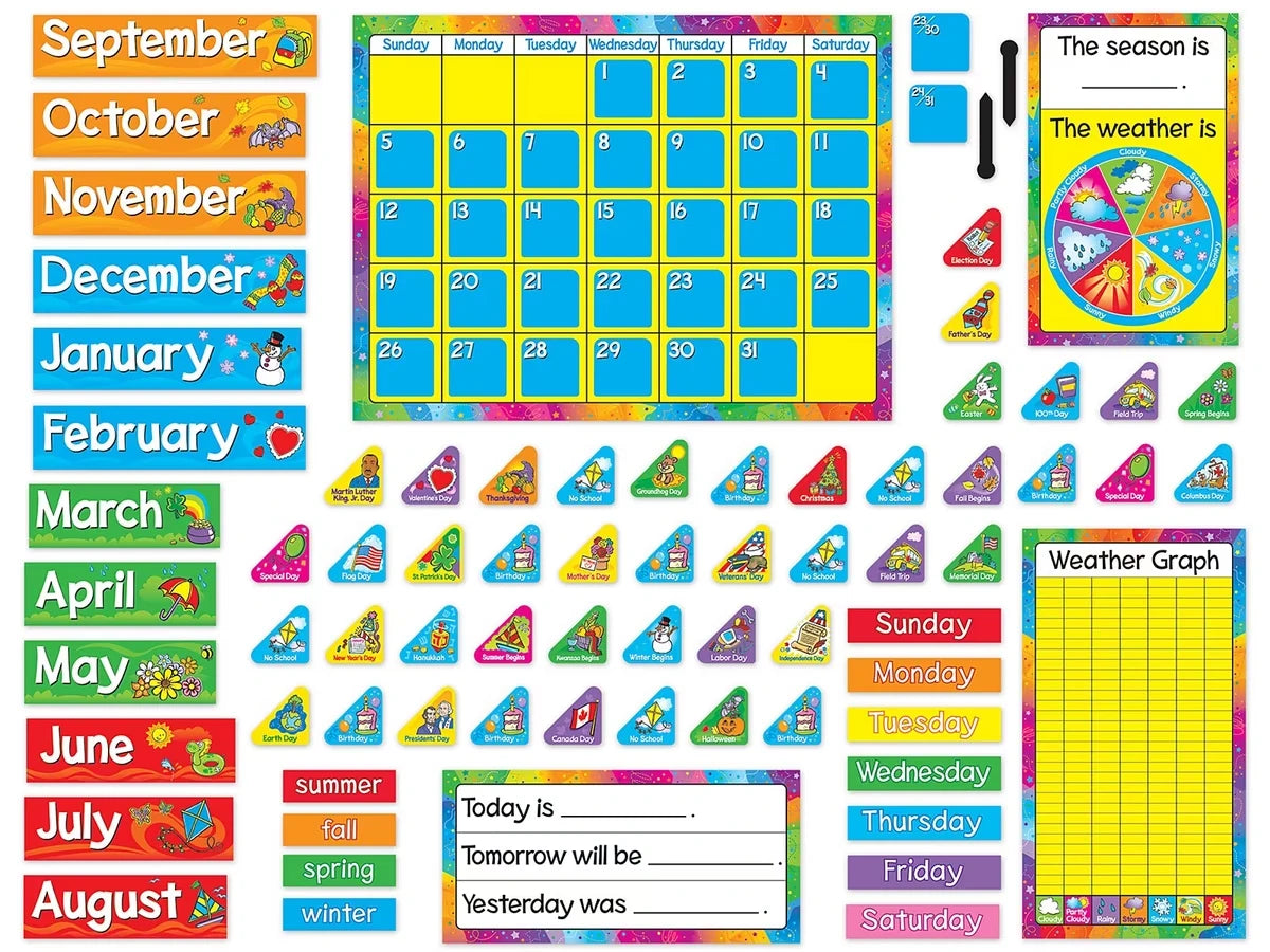 Year Around Calendar Bulletin Board Set - US 4253