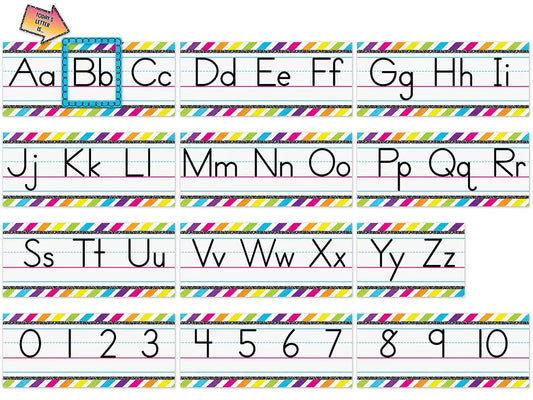 Brights 4Ever Traditional Manuscript Bulletin Board Set - US 4342