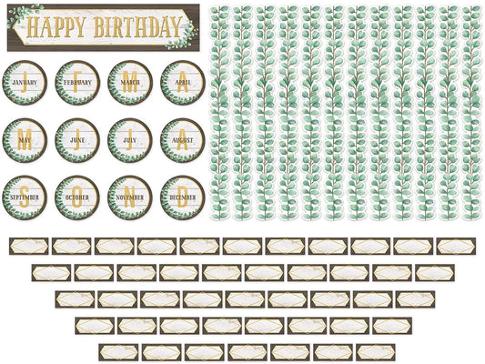 Eucalyptus Birthday Bulletin Board Set - US 2255